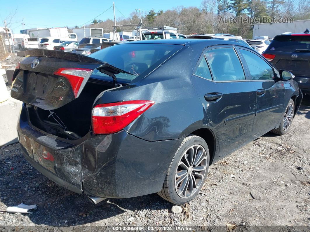 2016 Toyota Corolla S Plus Black vin: 2T1BURHE6GC634351