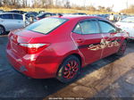 2016 Toyota Corolla Le Red vin: 2T1BURHE6GC696350