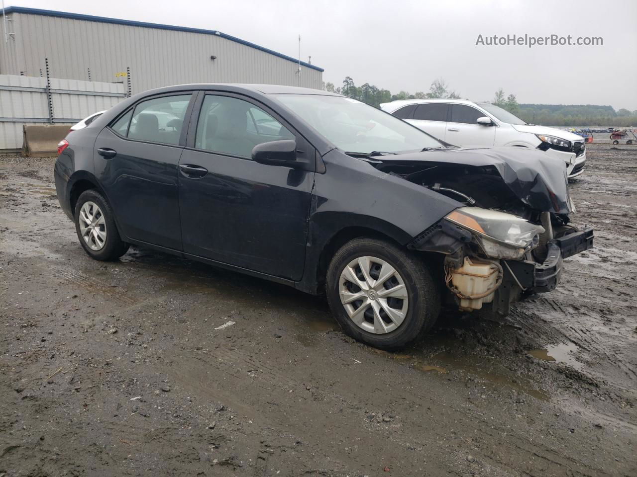 2016 Toyota Corolla L Black vin: 2T1BURHE6GC720100