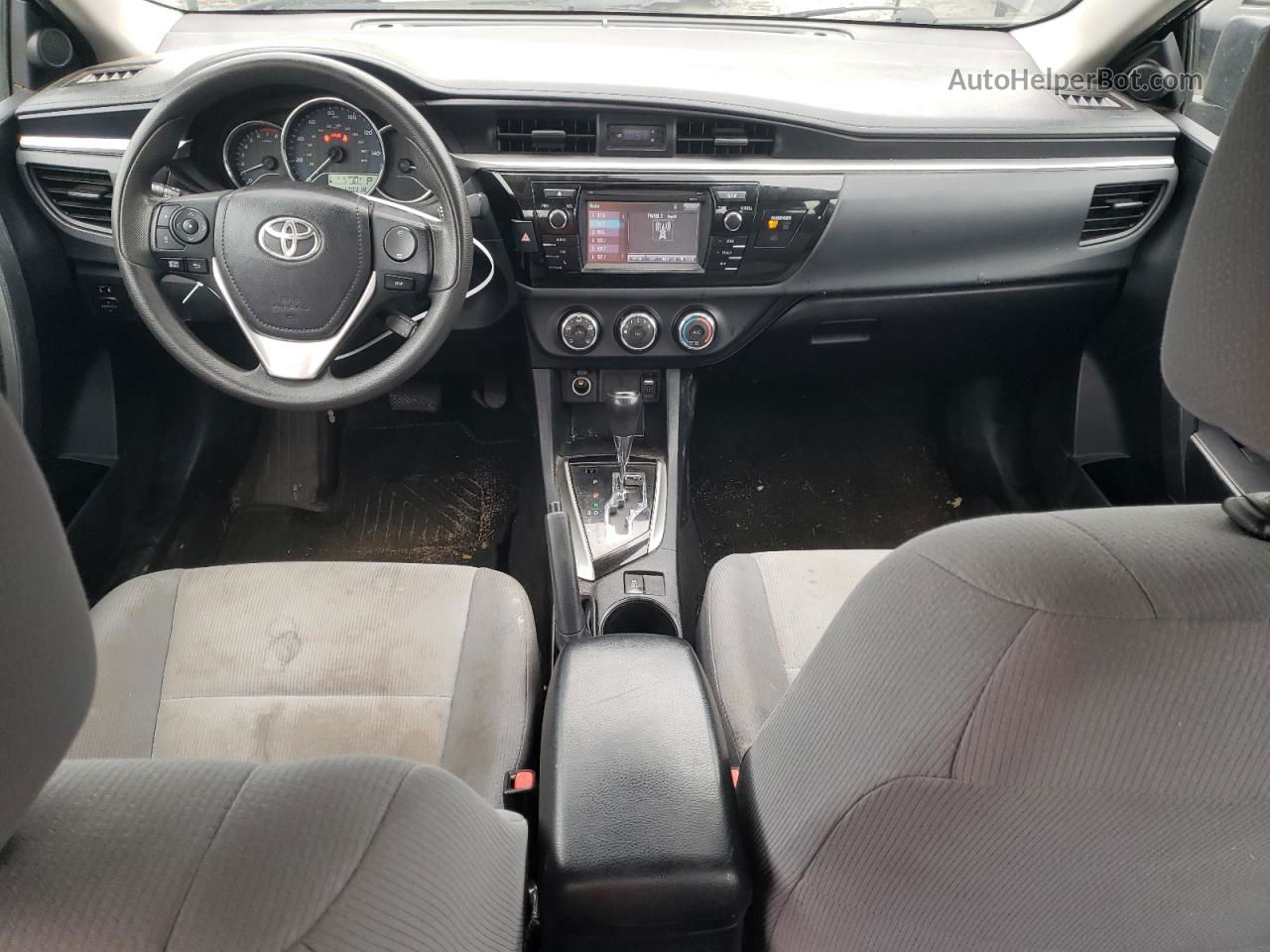 2016 Toyota Corolla L Черный vin: 2T1BURHE6GC720100