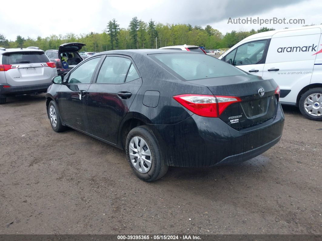 2016 Toyota Corolla L Black vin: 2T1BURHE6GC731856