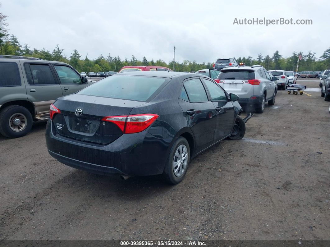 2016 Toyota Corolla L Black vin: 2T1BURHE6GC731856