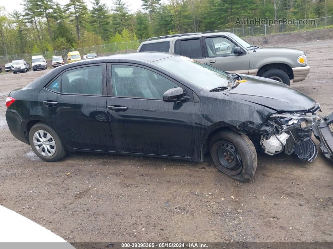 2016 Toyota Corolla L Black vin: 2T1BURHE6GC731856