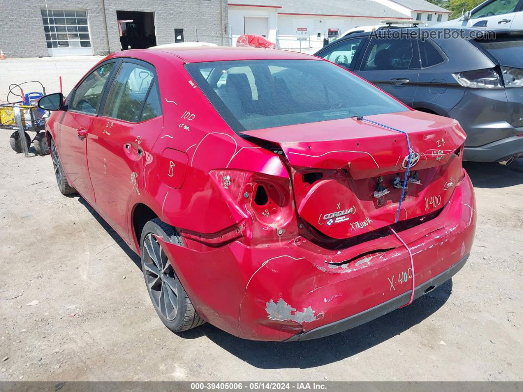 2017 Toyota Corolla Se Red vin: 2T1BURHE6HC809442