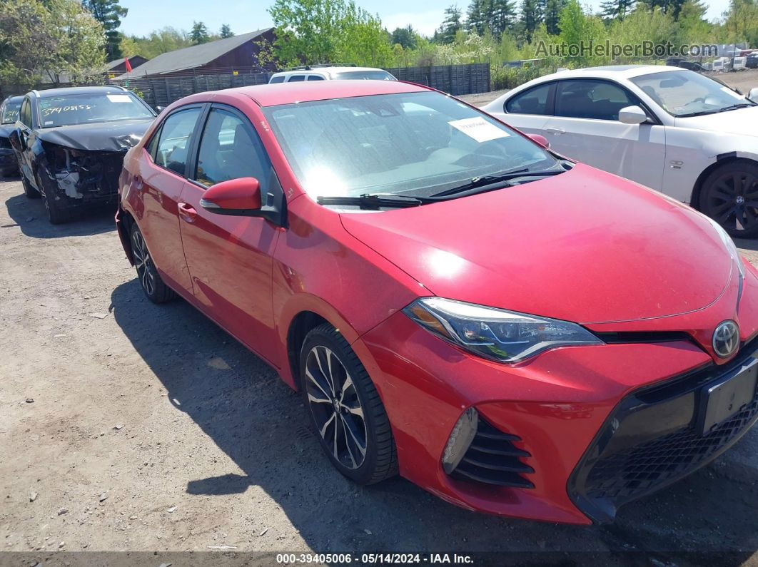 2017 Toyota Corolla Se Red vin: 2T1BURHE6HC809442