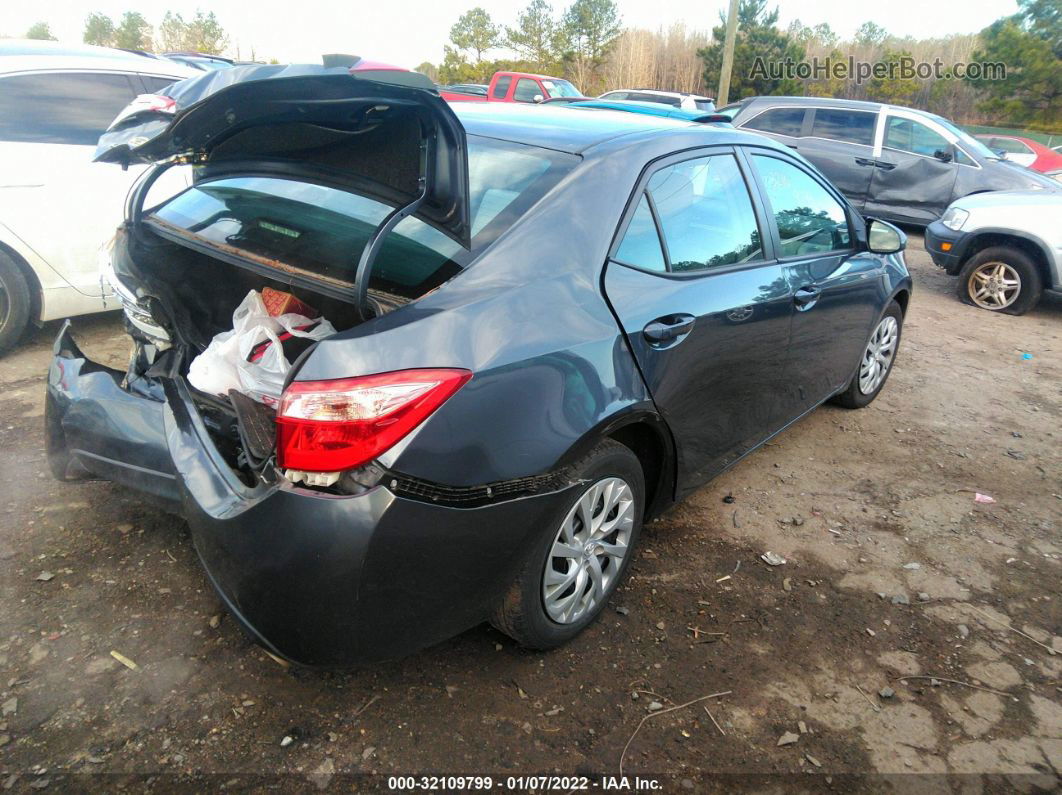 2017 Toyota Corolla Le Gray vin: 2T1BURHE6HC832249