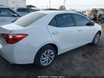 2017 Toyota Corolla Le White vin: 2T1BURHE6HC846362