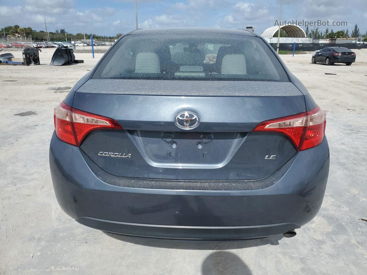 2017 Toyota Corolla L Gray vin: 2T1BURHE6HC878311