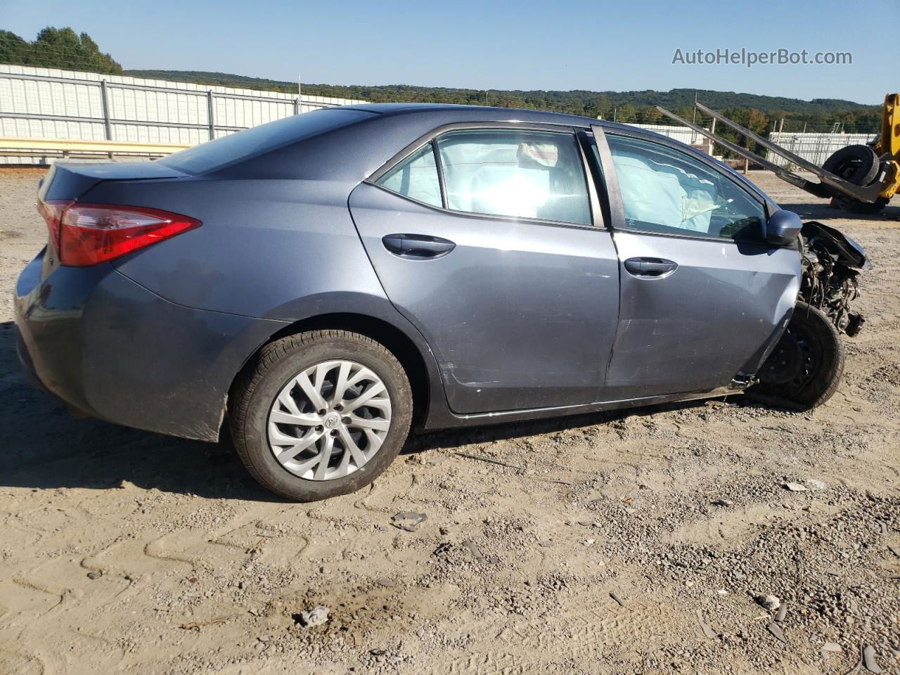 2017 Toyota Corolla L Gray vin: 2T1BURHE6HC898249