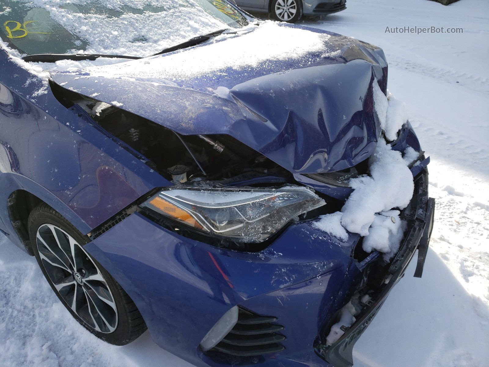 2017 Toyota Corolla L Blue vin: 2T1BURHE6HC899370