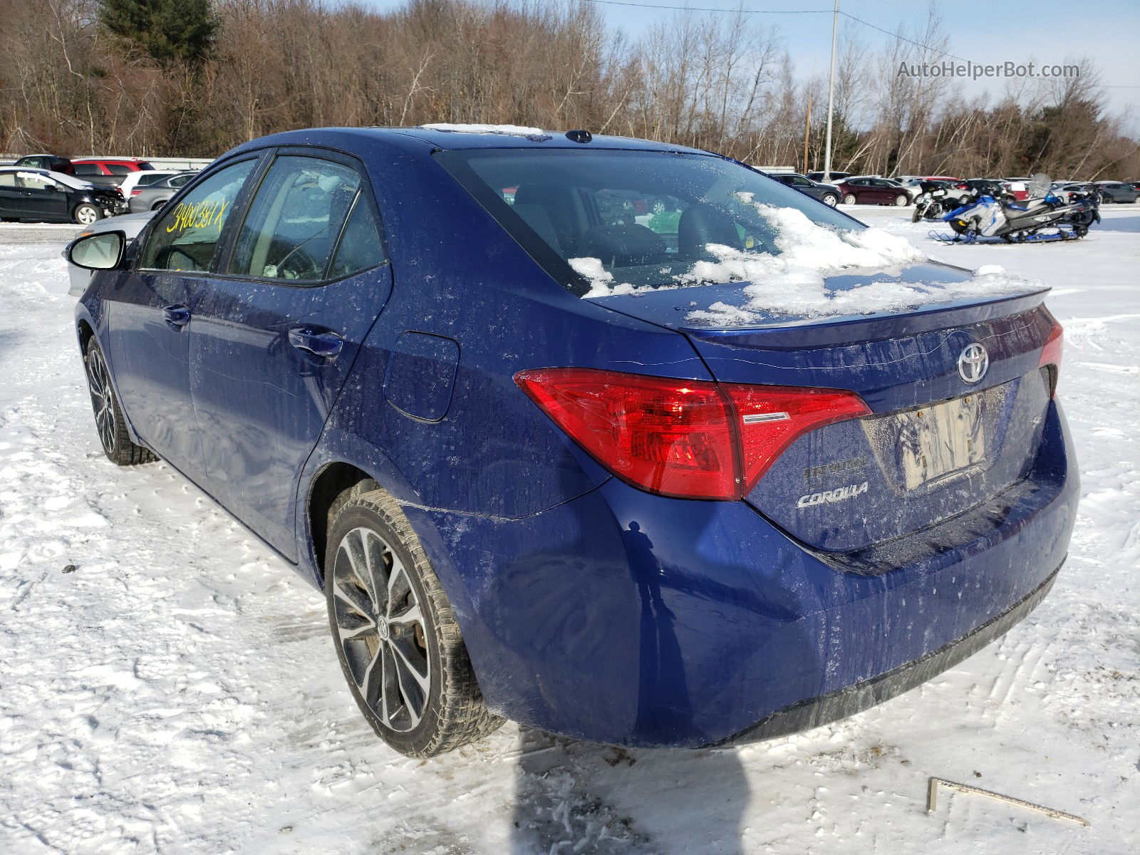 2017 Toyota Corolla L Blue vin: 2T1BURHE6HC899370