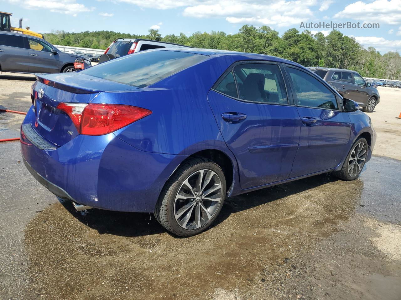 2017 Toyota Corolla L Blue vin: 2T1BURHE6HC946722