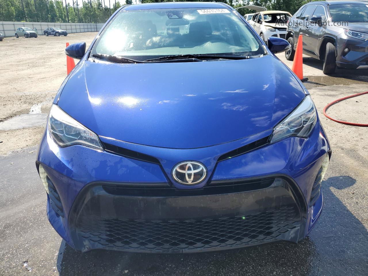 2017 Toyota Corolla L Blue vin: 2T1BURHE6HC946722