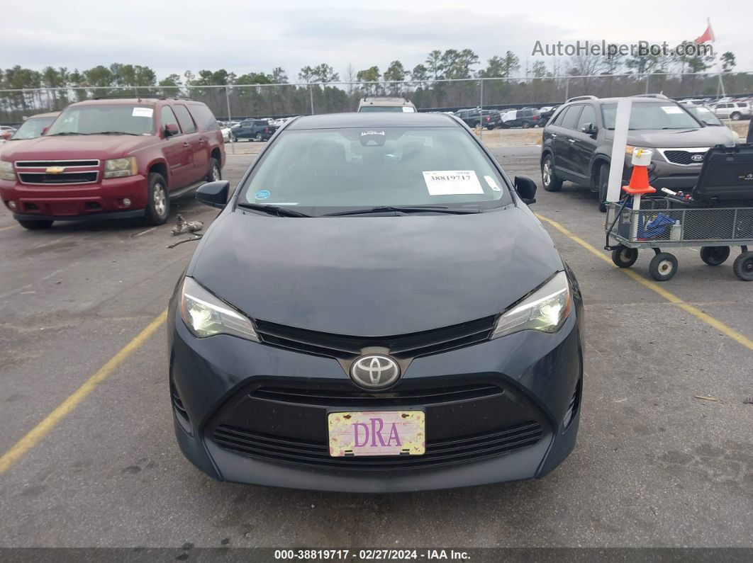 2019 Toyota Corolla Le Dark Blue vin: 2T1BURHE6KC155985