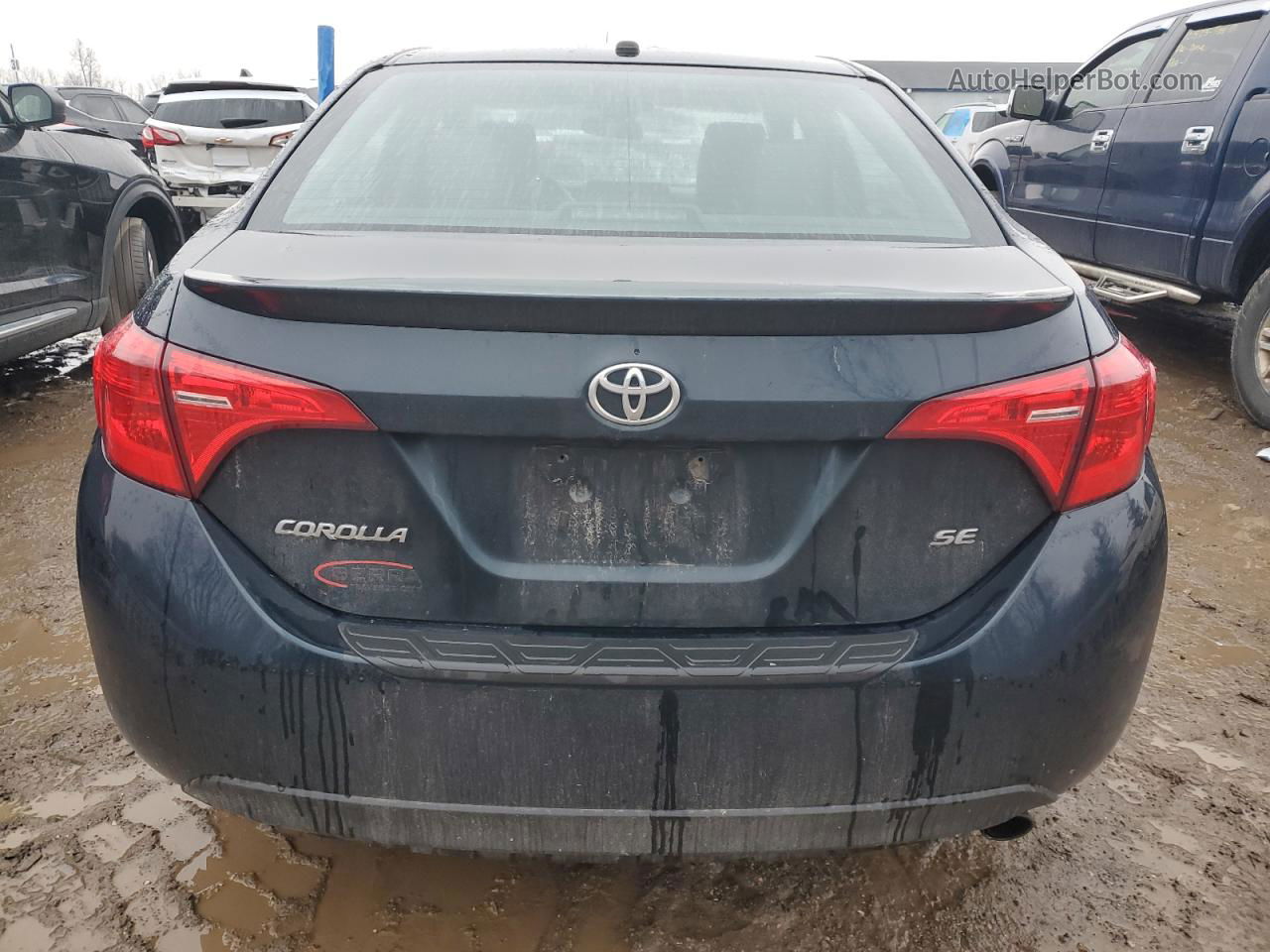 2019 Toyota Corolla L Gray vin: 2T1BURHE6KC158157