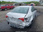 2019 Toyota Corolla Le Silver vin: 2T1BURHE6KC159549