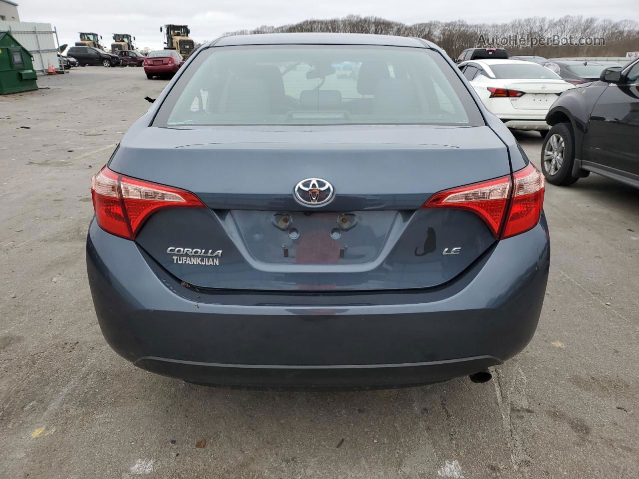 2019 Toyota Corolla L Gray vin: 2T1BURHE6KC168199