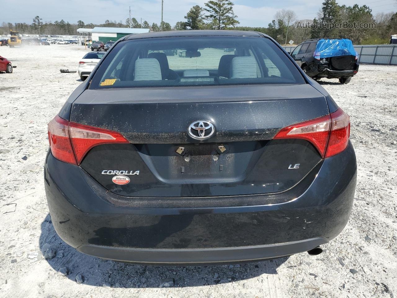 2019 Toyota Corolla L Black vin: 2T1BURHE6KC172673