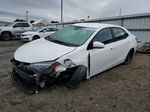 2019 Toyota Corolla L White vin: 2T1BURHE6KC186864