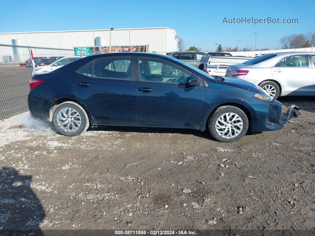 2019 Toyota Corolla Le Blue vin: 2T1BURHE6KC189635