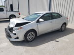 2019 Toyota Corolla L Silver vin: 2T1BURHE6KC207843