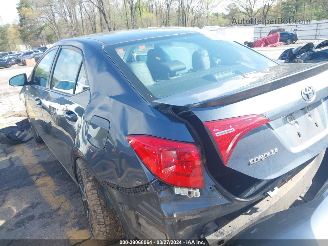 2019 Toyota Corolla Se Gray vin: 2T1BURHE6KC214551