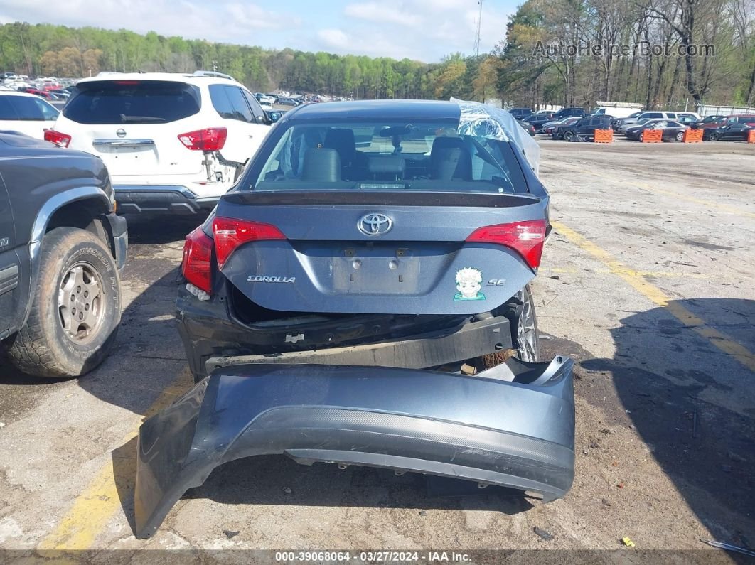 2019 Toyota Corolla Se Gray vin: 2T1BURHE6KC214551