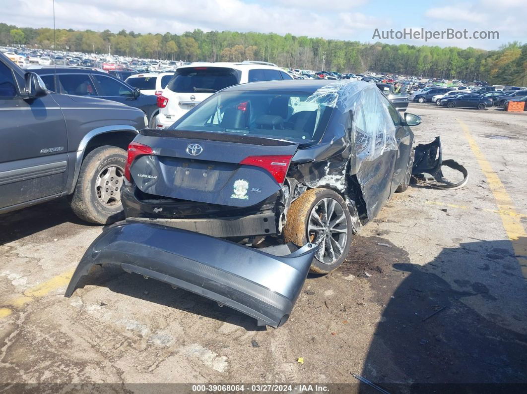 2019 Toyota Corolla Se Gray vin: 2T1BURHE6KC214551