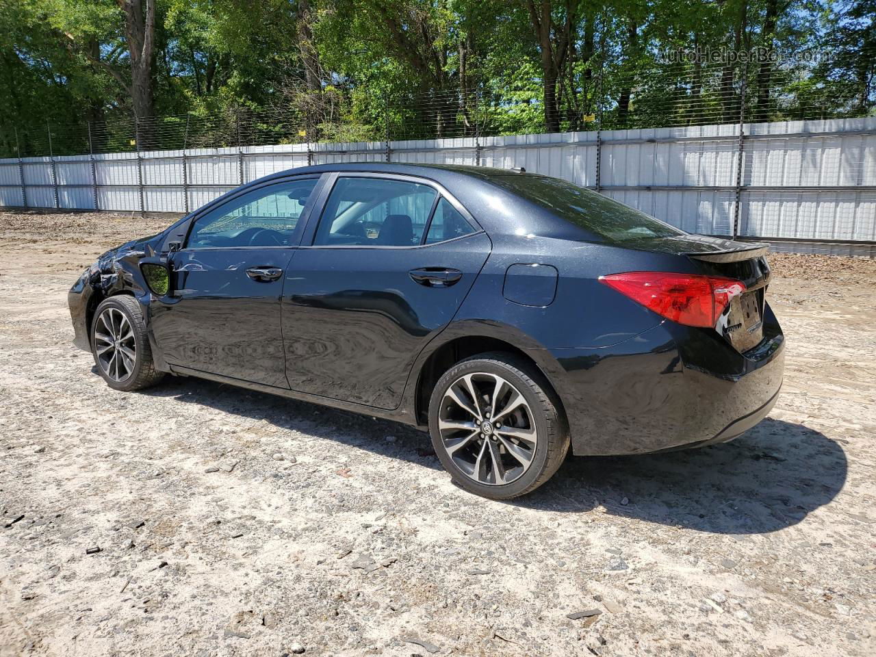 2019 Toyota Corolla L Black vin: 2T1BURHE6KC219071