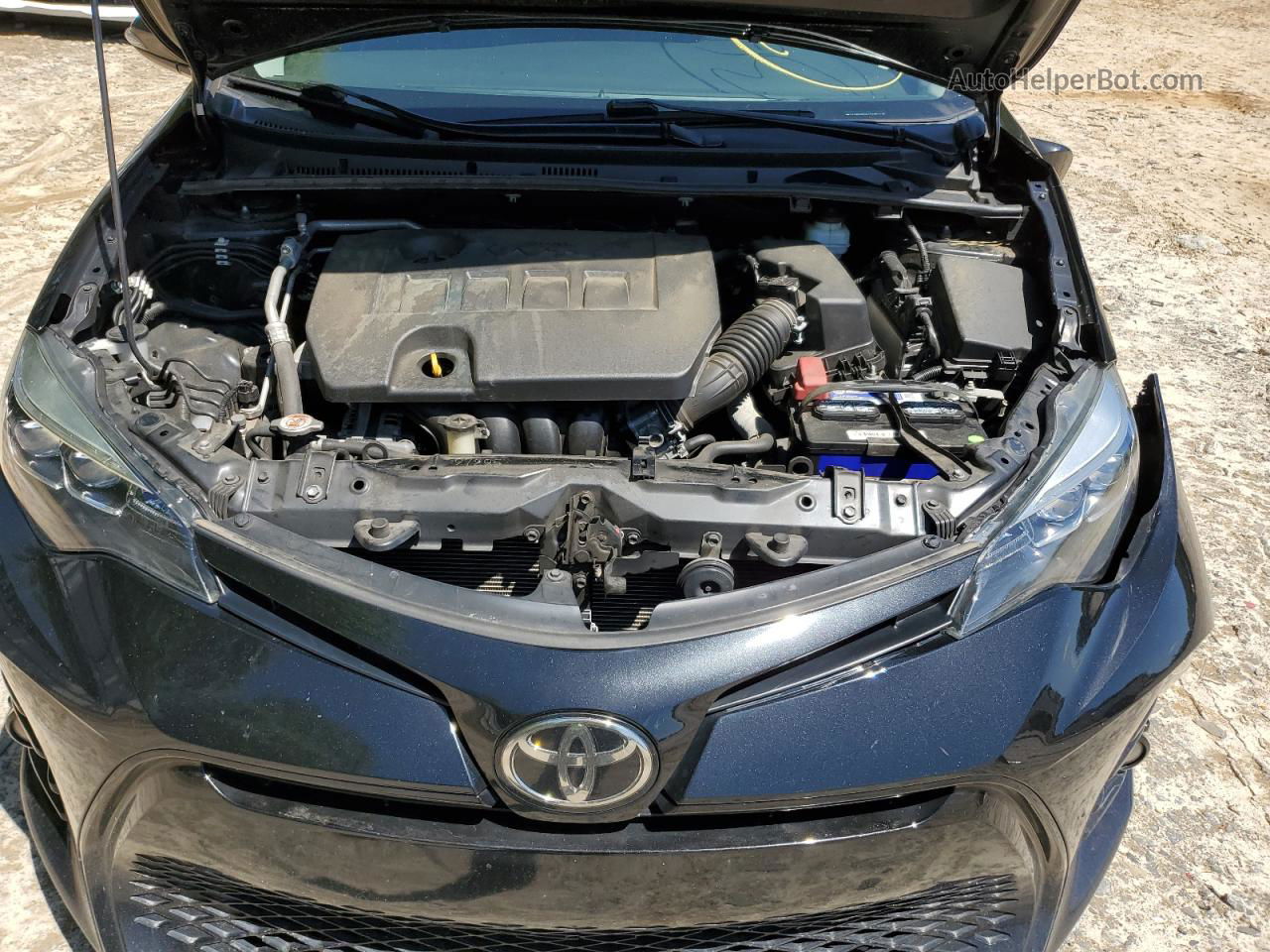 2019 Toyota Corolla L Черный vin: 2T1BURHE6KC219071