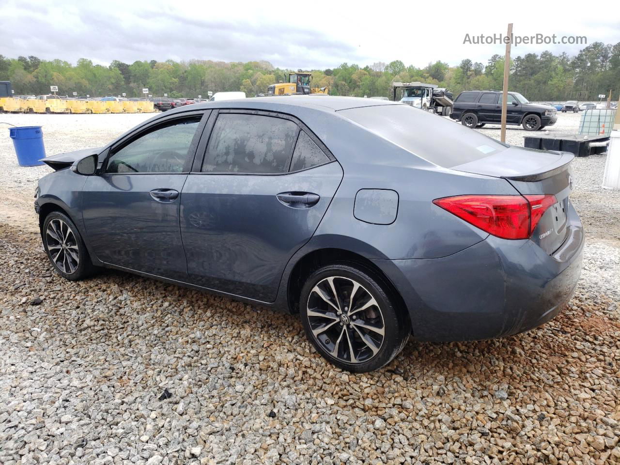 2019 Toyota Corolla L Gray vin: 2T1BURHE6KC221273