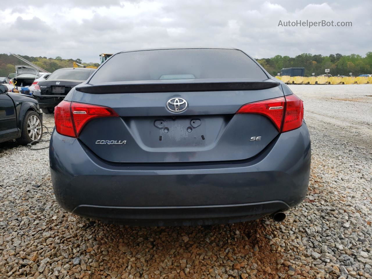 2019 Toyota Corolla L Серый vin: 2T1BURHE6KC221273