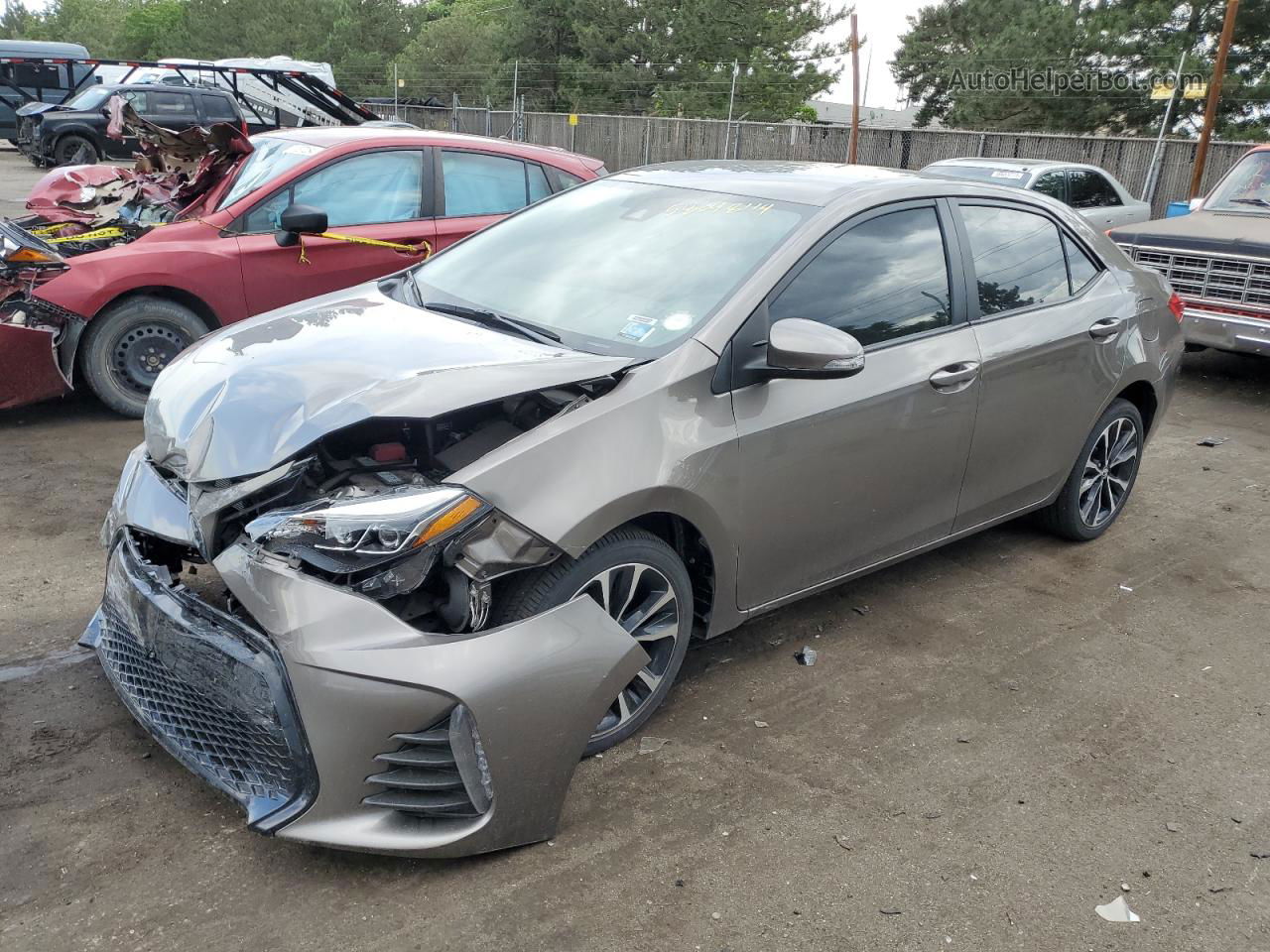 2019 Toyota Corolla L Black vin: 2T1BURHE6KC232435