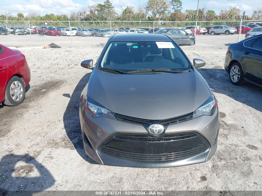 2019 Toyota Corolla Le Коричневый vin: 2T1BURHE6KC241958