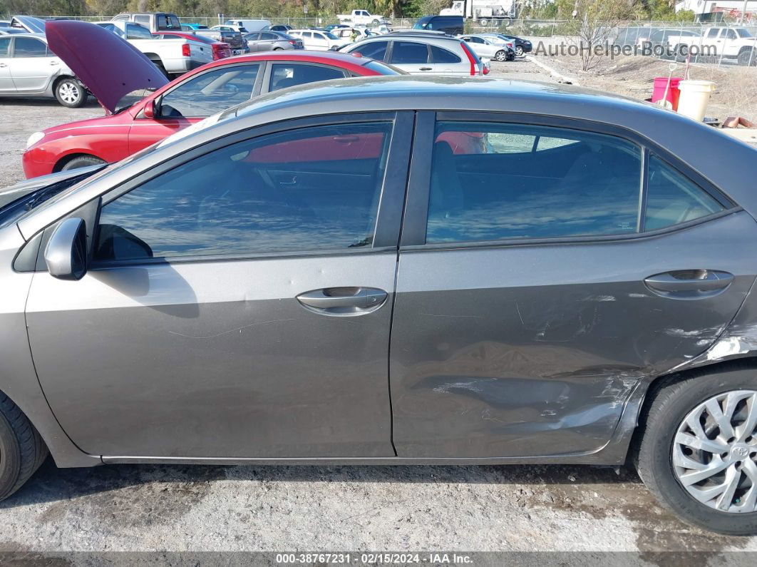 2019 Toyota Corolla Le Brown vin: 2T1BURHE6KC241958