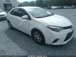 2014 Toyota Corolla L White vin: 2T1BURHE7EC008983