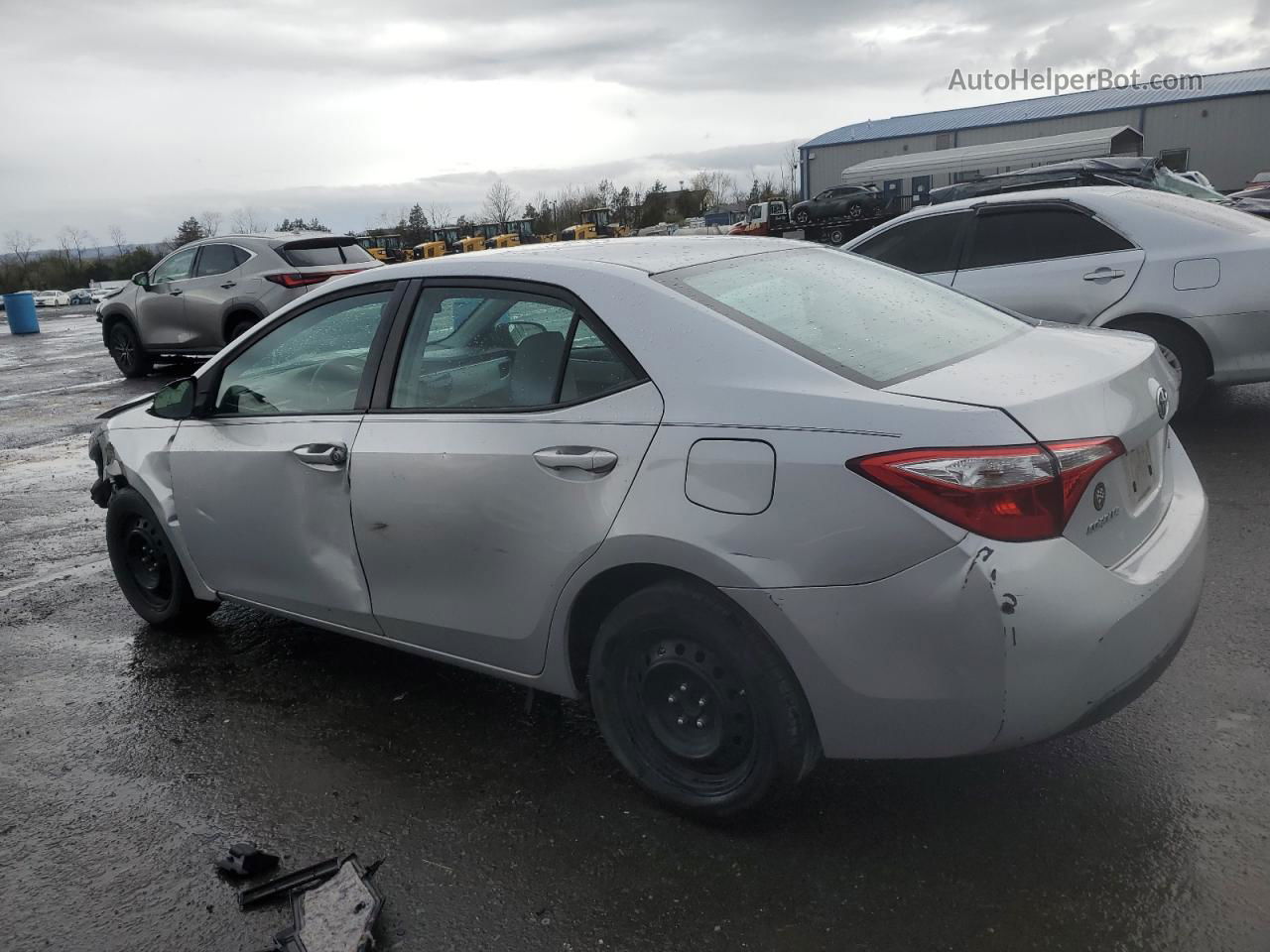 2014 Toyota Corolla L Silver vin: 2T1BURHE7EC010006