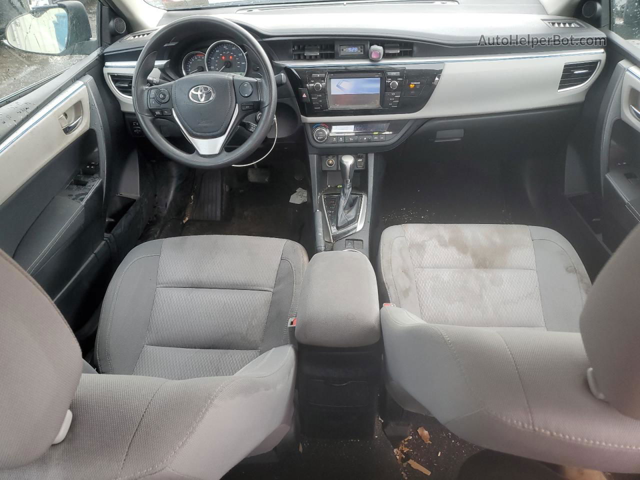 2014 Toyota Corolla L Silver vin: 2T1BURHE7EC010006