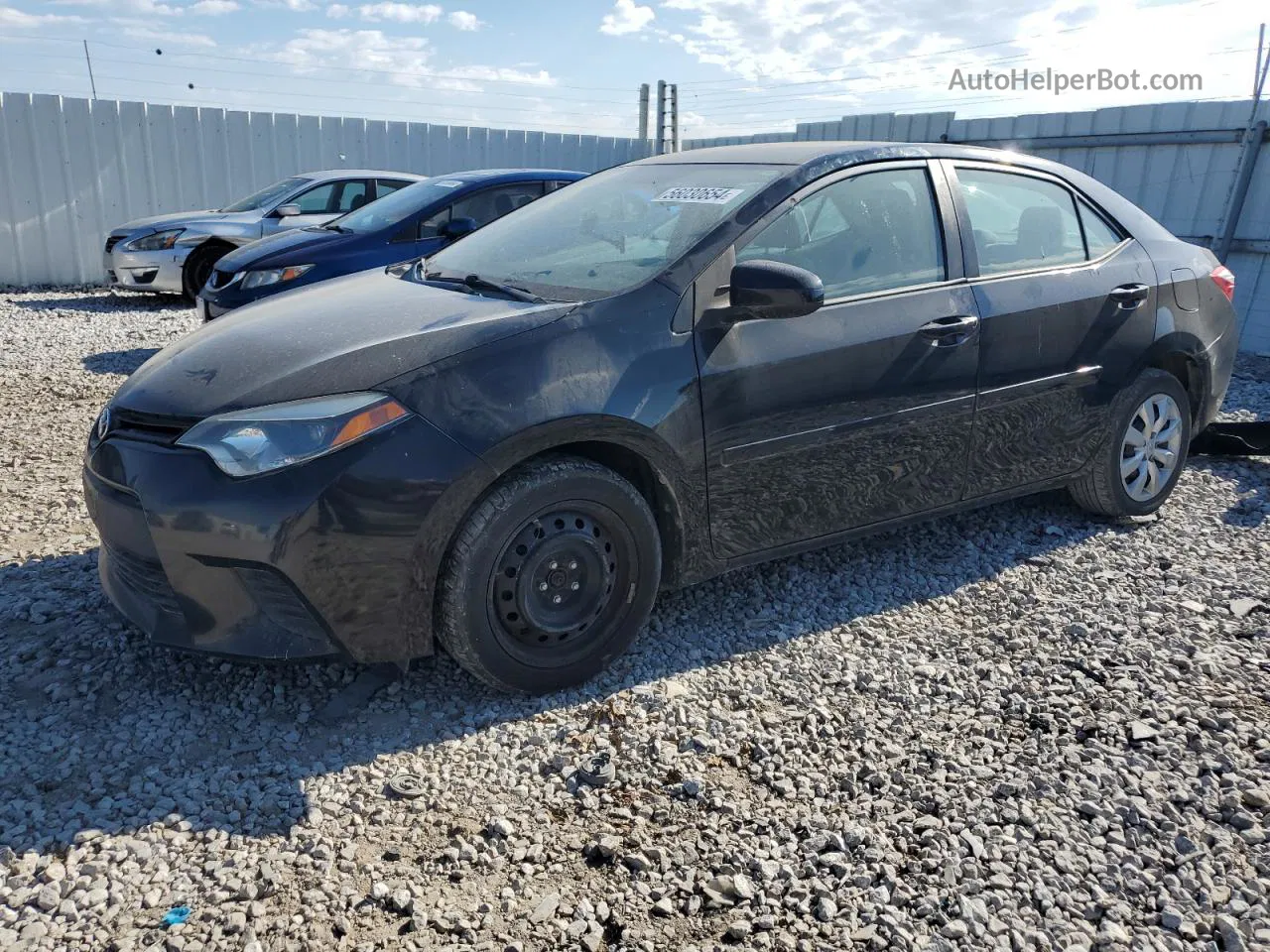 2014 Toyota Corolla L Черный vin: 2T1BURHE7EC026299