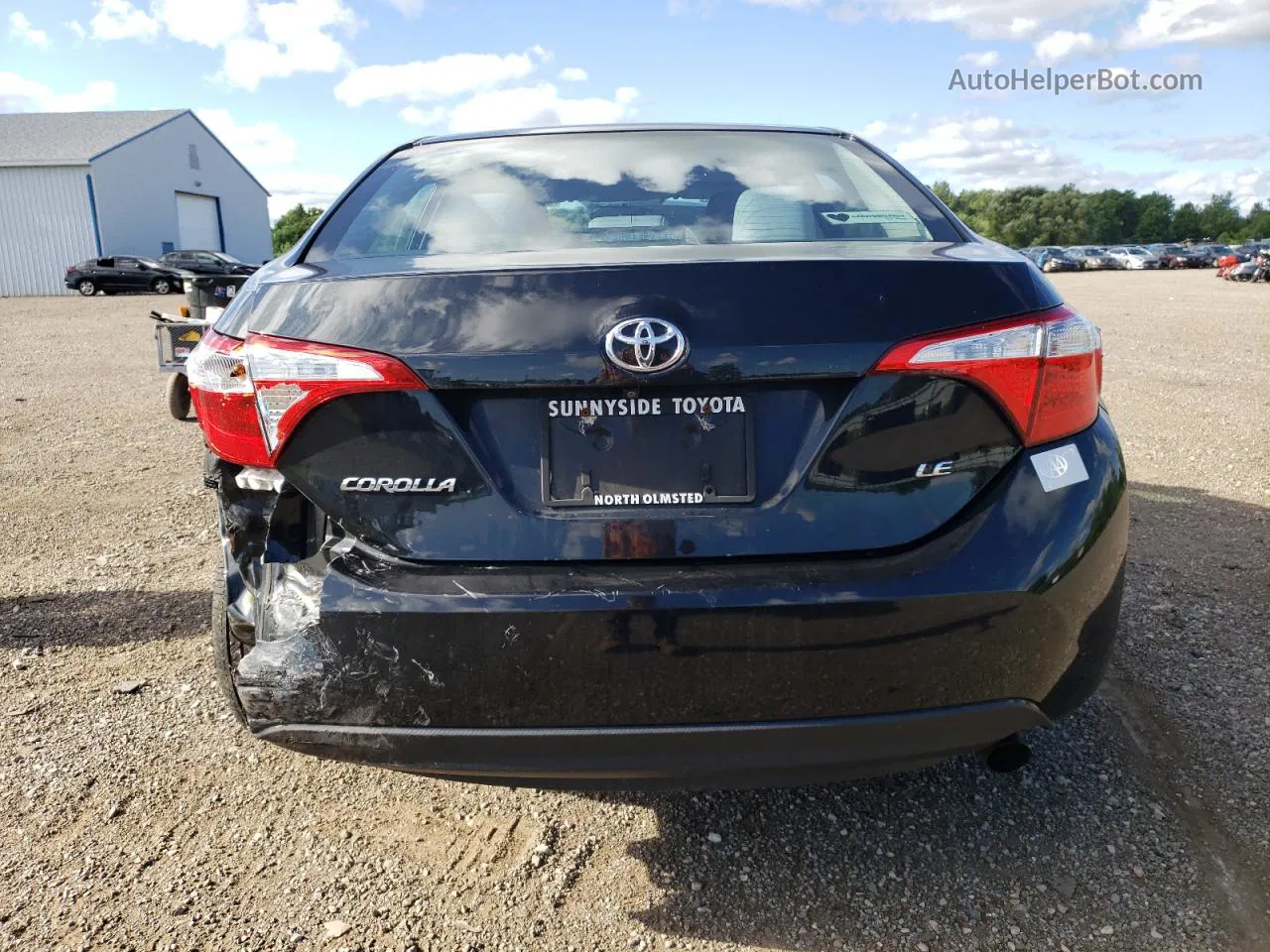 2014 Toyota Corolla L Black vin: 2T1BURHE7EC037836