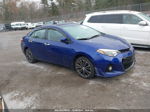 2014 Toyota Corolla S Plus Blue vin: 2T1BURHE7EC038386