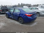 2014 Toyota Corolla S Plus Blue vin: 2T1BURHE7EC038386