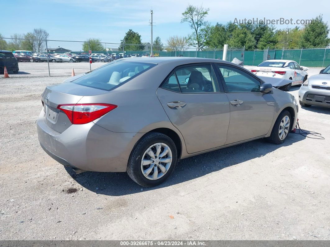 2014 Toyota Corolla Le Silver vin: 2T1BURHE7EC054958