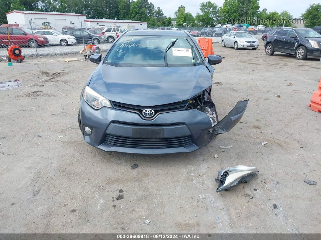 2014 Toyota Corolla Le Plus Gray vin: 2T1BURHE7EC085109