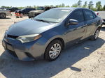 2014 Toyota Corolla L Blue vin: 2T1BURHE7EC182892