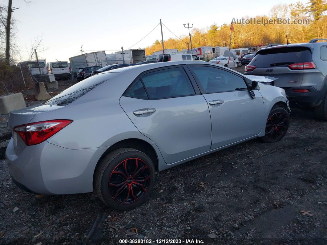 2014 Toyota Corolla L/le/le Pls/prm/s/s Pls Silver vin: 2T1BURHE7EC202381