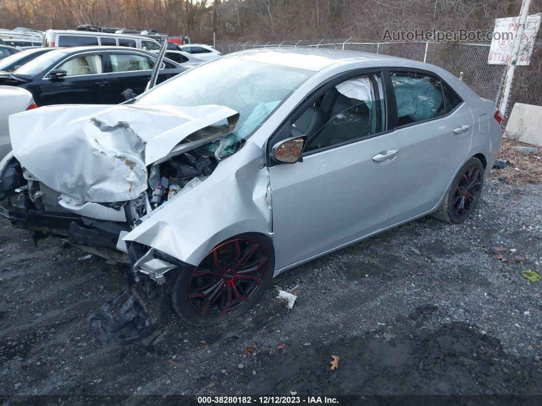 2014 Toyota Corolla L/le/le Pls/prm/s/s Pls Silver vin: 2T1BURHE7EC202381