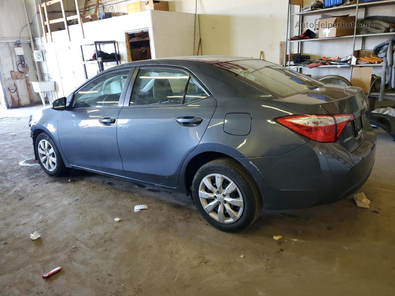 2014 Toyota Corolla L Gray vin: 2T1BURHE7EC202512