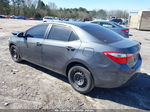 2014 Toyota Corolla Le Gray vin: 2T1BURHE7EC228771