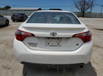 2015 Toyota Corolla L White vin: 2T1BURHE7FC242008